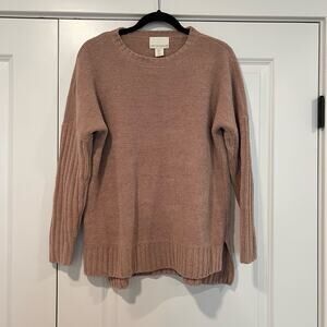 Cynthia Rowley Women's Crewneck Pullover Sweater‎ Light Pink Size M